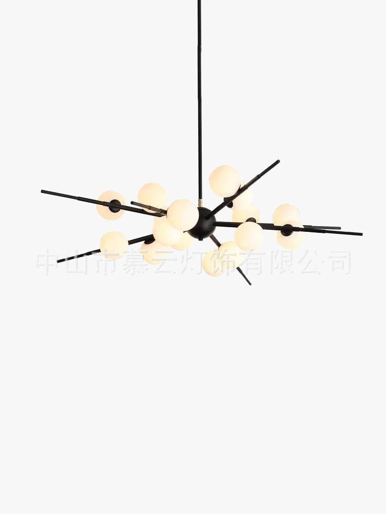 lustre led verre suspension or maison luminaire