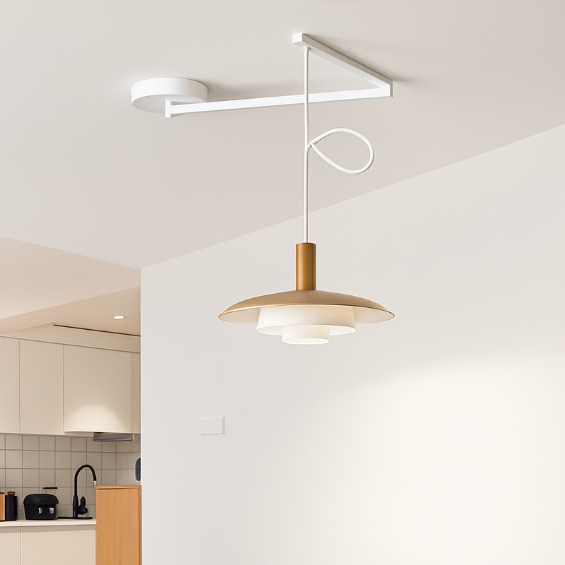 lustre moderne à bras pivotant pour bar et restaurant