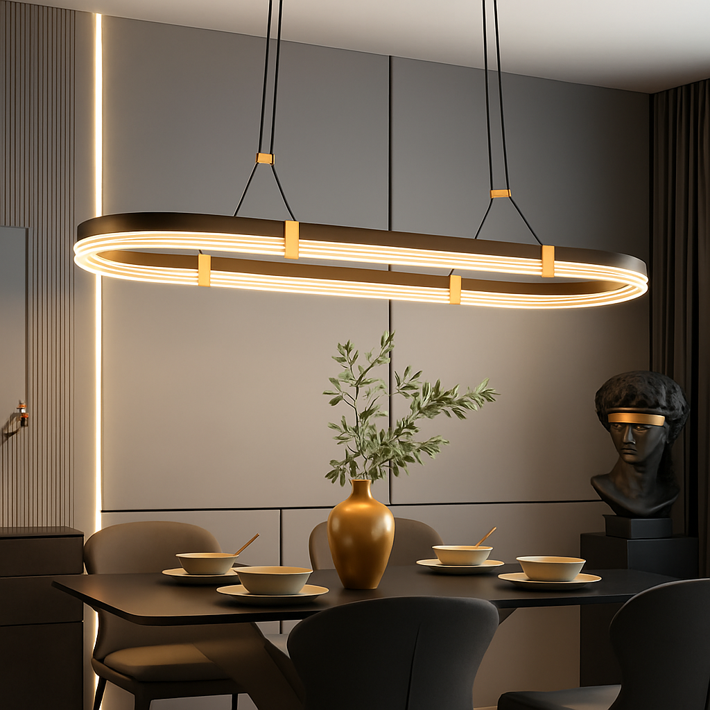 lustre moderne design pour salle à manger et bar - vue 6 sur 10