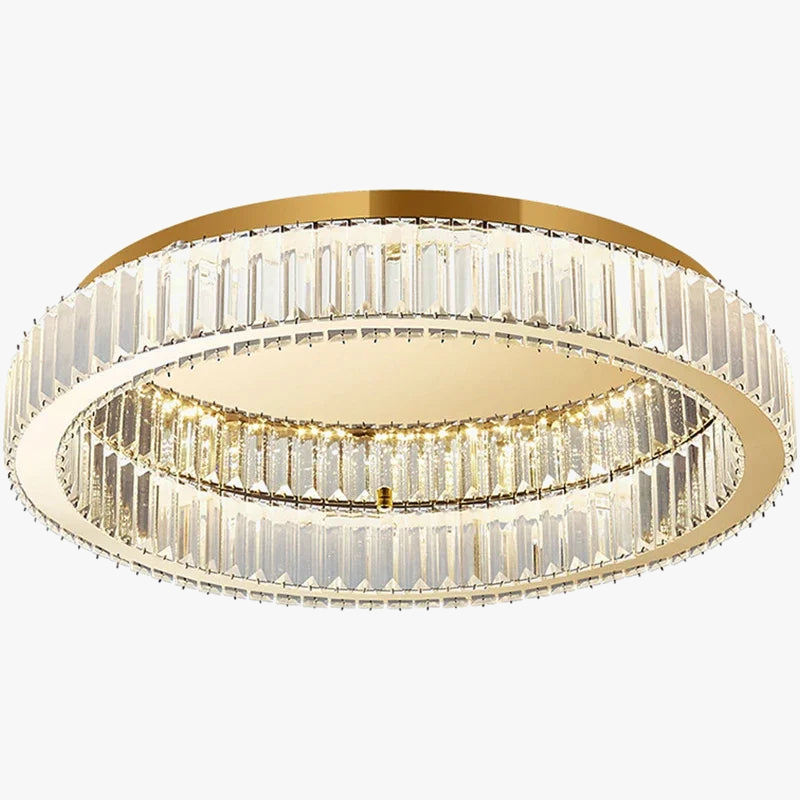 Plafonnier moderne en cristal led pour décoration intérieure