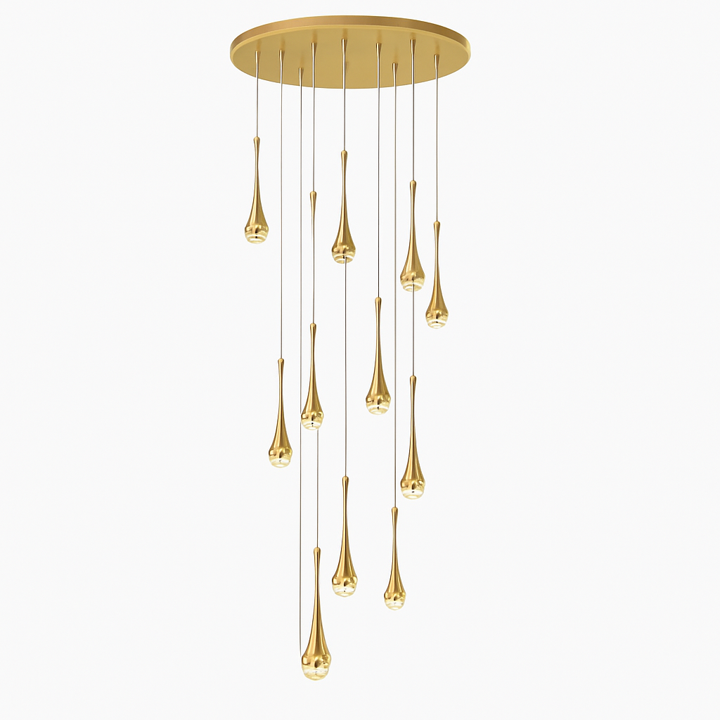 lustre moderne en cristal pour décoration intérieure créative et minimaliste