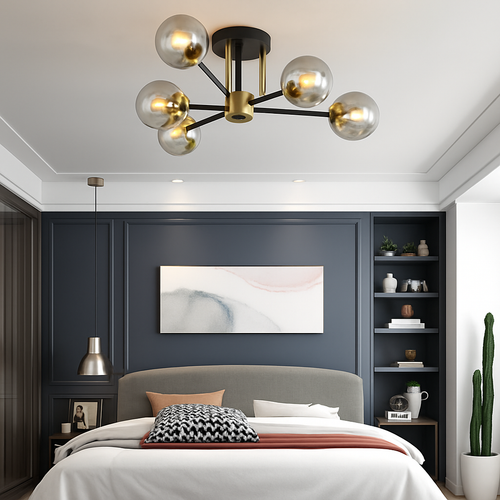lustre moderne à leds simple suspension 	 design éclairage