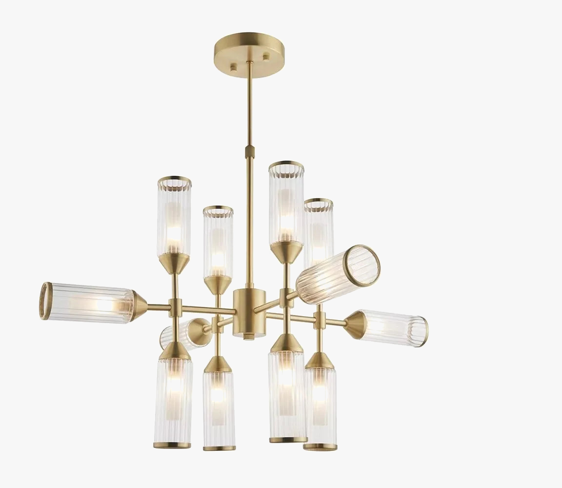 lustre moderne multi-bras pour une ambiance luxueuse