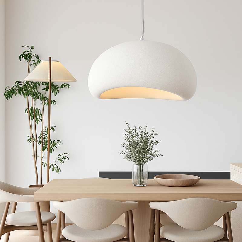 lustre moderne nordique wabi sabi led suspendu loft