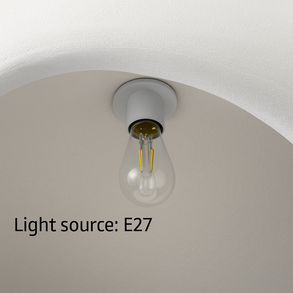 lustre moderne nordique wabi sabi led suspendu loft - vue 9 sur 10