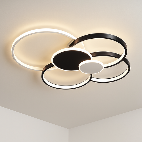 lustre moderne pour éclairage intérieur design élégant et luxueux