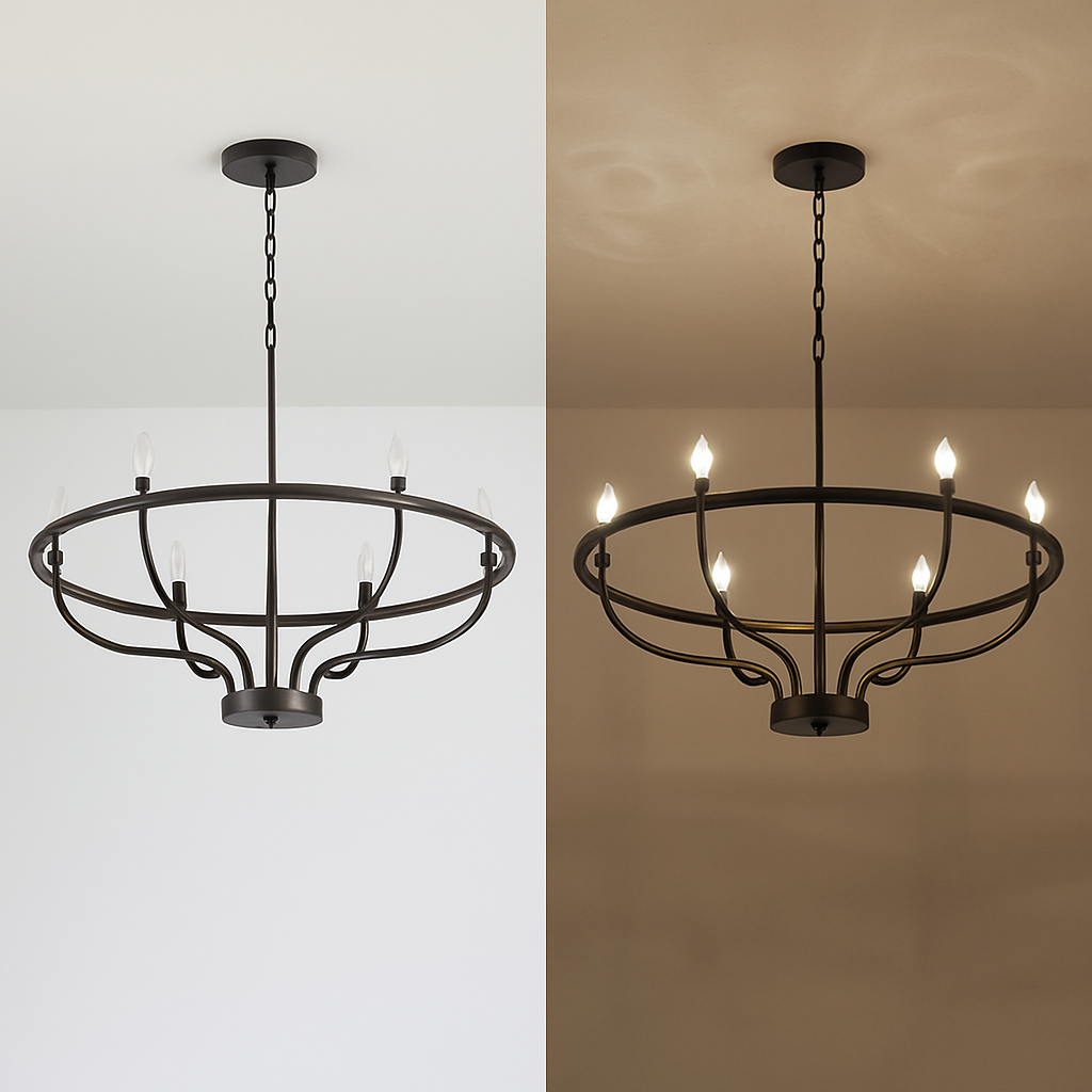 lustre moderne suspension décoration intérieure design élégant lumière - vue 4 sur 7