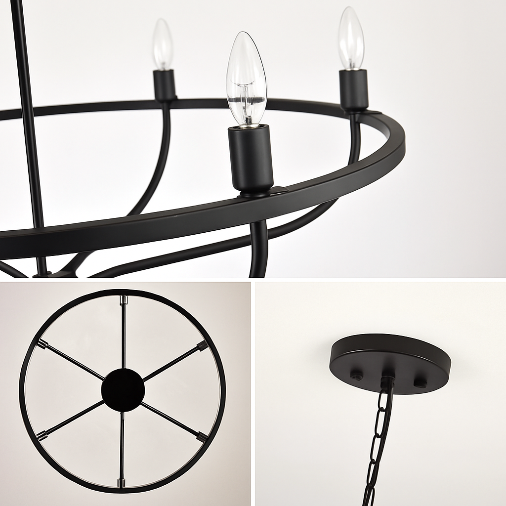 lustre moderne suspension décoration intérieure design élégant lumière - vue 5 sur 7