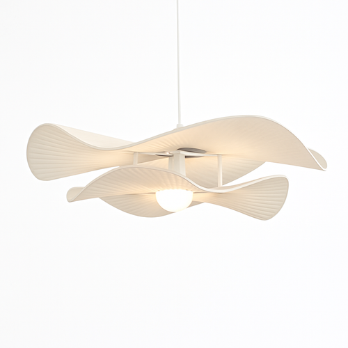 lustre nordique vintage en tissu pour un éclairage suspendu élégant