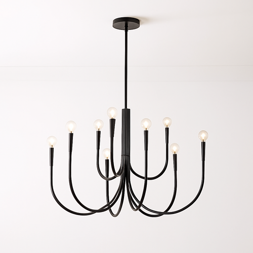 lustre suspendu design rétro avec éclairage led décoratif