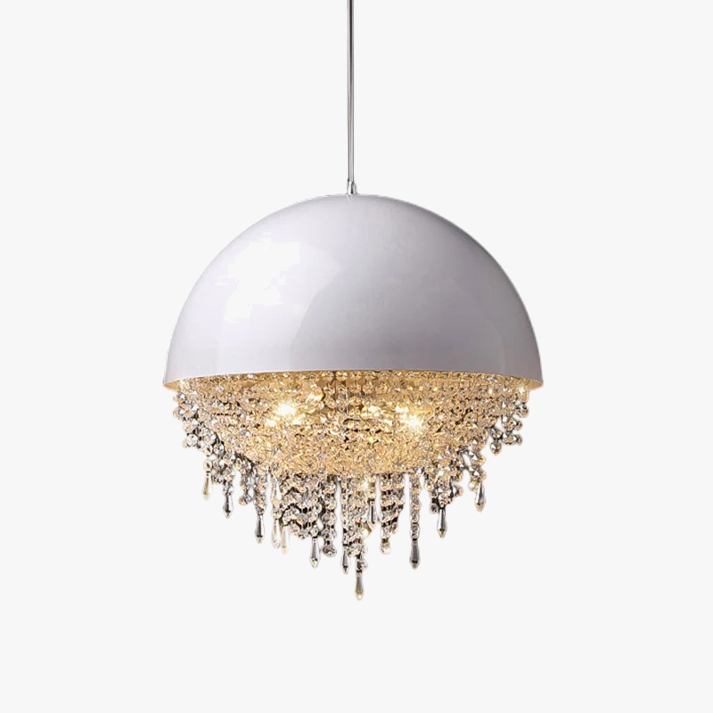 lustre suspendu en cristal de design créatif charmant