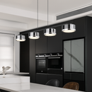 lustre suspendu en verre avec gradation réglable pour divers espaces
