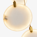 lustre suspendu moderne en marbre pour décoration ronde