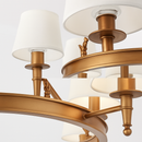 lustre vintage américain en tissu style campagnard pour intérieur