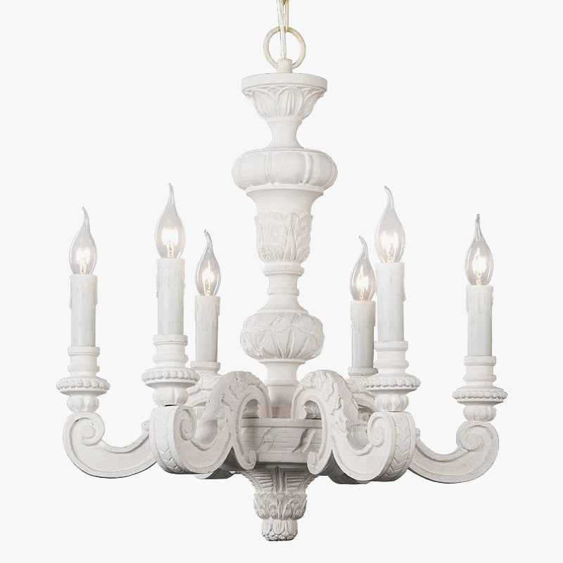 lustre vintage en bois éclairage art déco nordique rétro