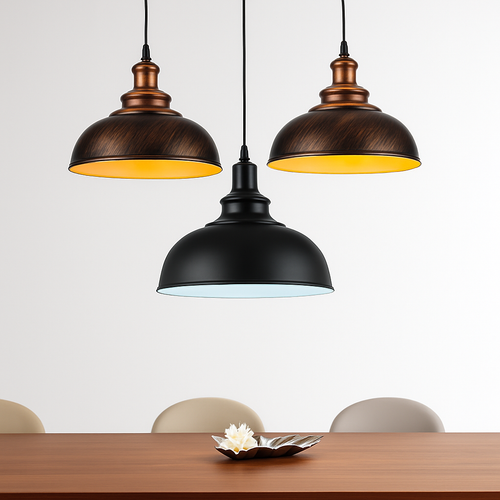lustre vintage loft rétro pour bar cuisine et restaurant