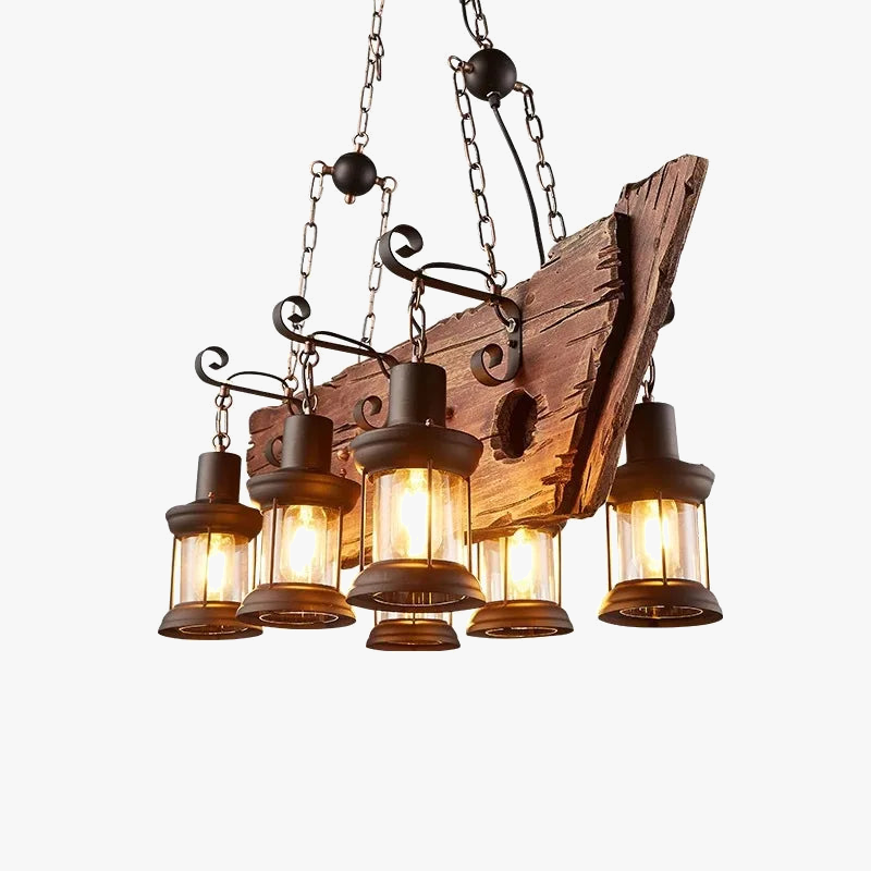 lustre vintage style loft suspension industrielle décorative