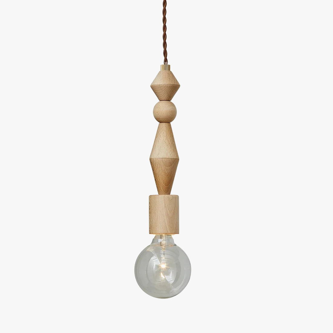 lustres minimalistes japonais art nordique rétro suspension