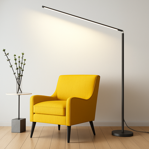Minimalisme lampadaire LED Super lumineux lampe de lecture salon chambre chevet lampe verticale sol Piano luminaire