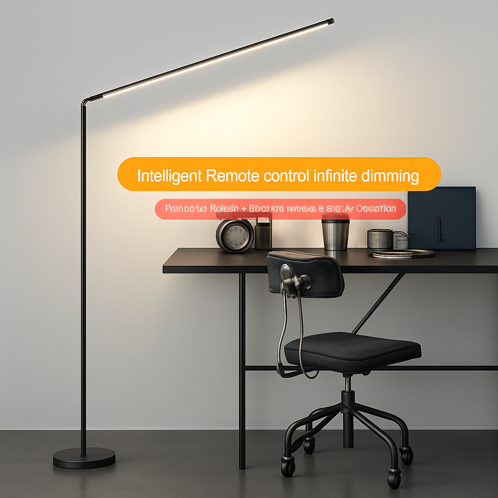 Minimalisme lampadaire LED Super lumineux lampe de lecture salon chambre chevet lampe verticale sol Piano luminaire - vue 4 sur 18
