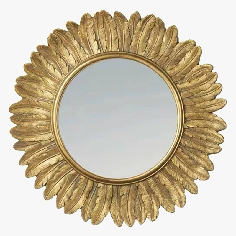 miroir décoratif en macramé style rétro pour décoration intérieure