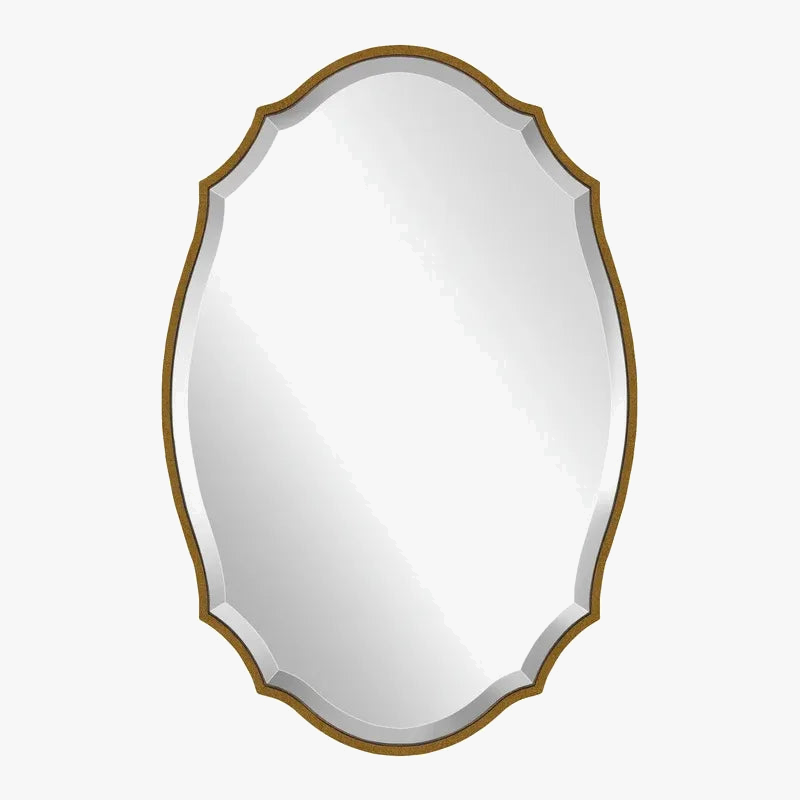 miroir mural rétro de luxe pour salle de bain décoratif