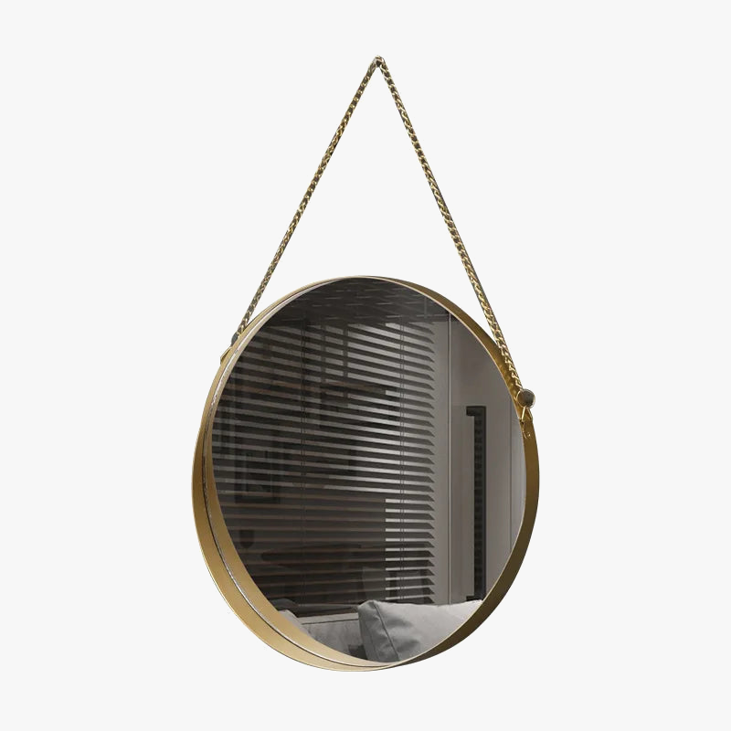miroir mural rond créatif pour décoration intérieure et maquillage