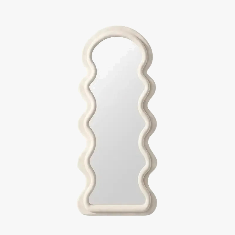 miroir ondulé design moderne pour un espace chic et funky