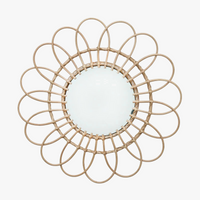 miroirs décoratifs ronds en macramé pour un style nordique