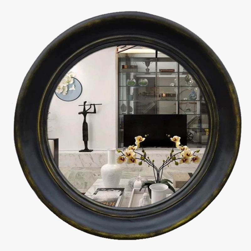 miroirs décoratifs ronds esthétiques vintage pour la maison
