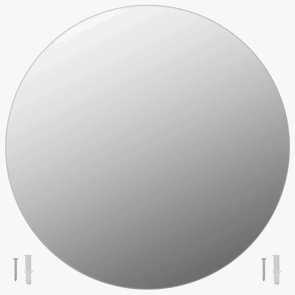 miroirs ronds en verre pour décoration murale élégante