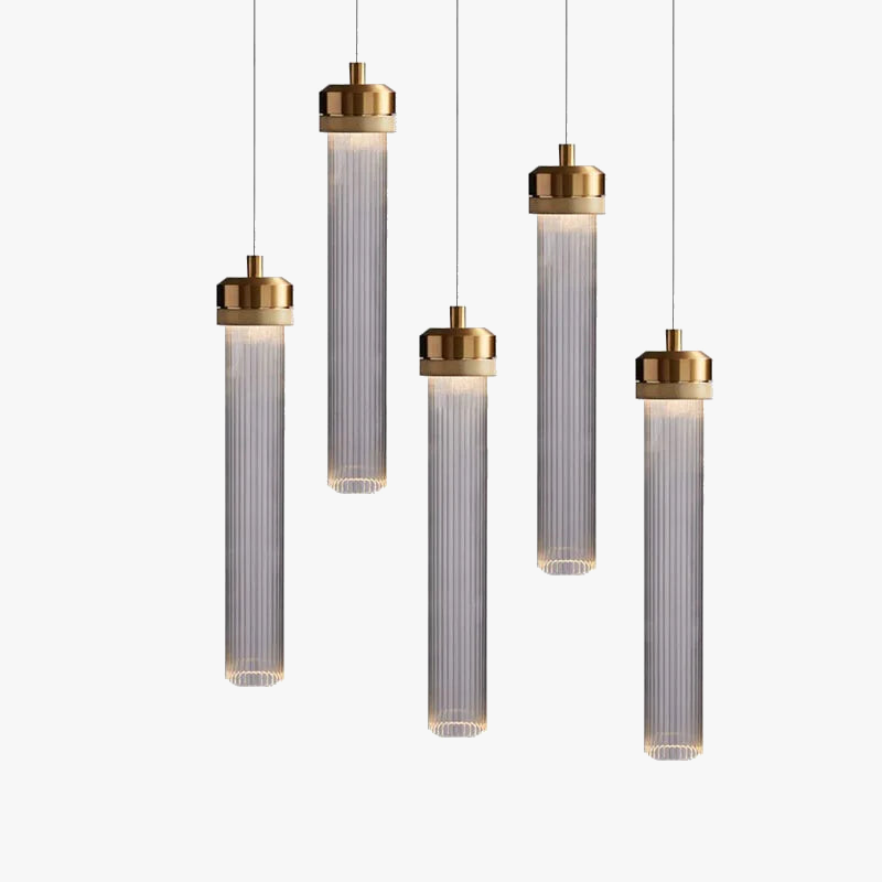 Suspension LED modernes or décoration de la maison lampes suspendues lumières en verre salon Droplight chambre luminaires éclairage
