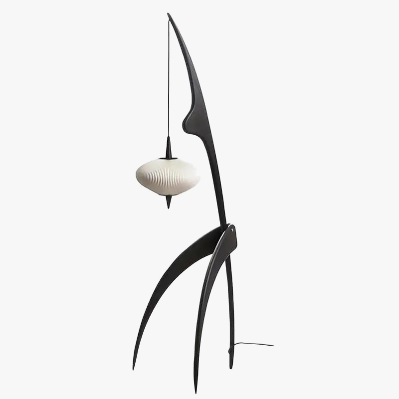 Lampadaire en bambou