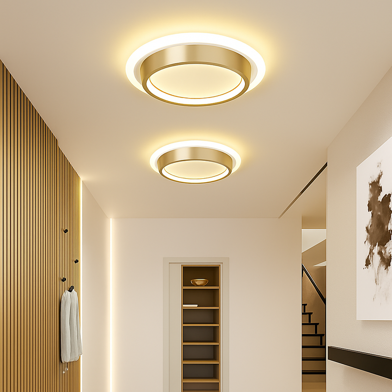 Moderne LED Allée Plafonnier Lustre Pour Couloir Escaliers Foyer Balcon Chambre Salle De Bains Luminaires Intérieur Lustre