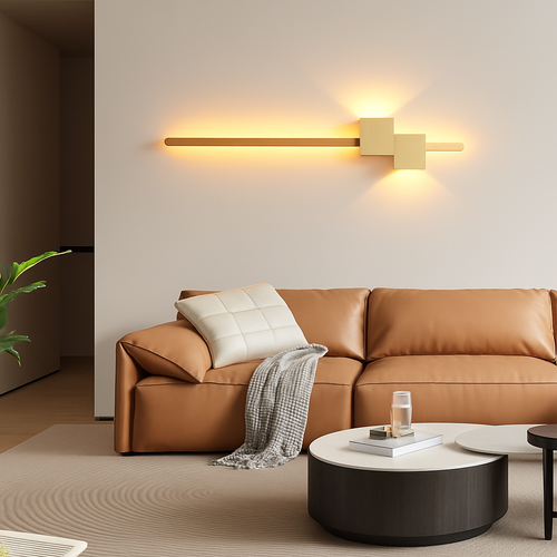 Moderne minimaliste LED intérieur applique ligne lampe longue bande applique murale TV fond mur chambre salon allée couloir lampe