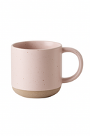 Mug cafe ceramique mouchetee style retro petit format