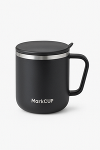 Mug café inox 304 400ml avec couvercle étanche