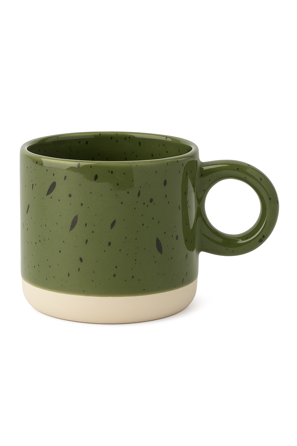 Mug céramique motif encre éclaboussée style chinois 280ml