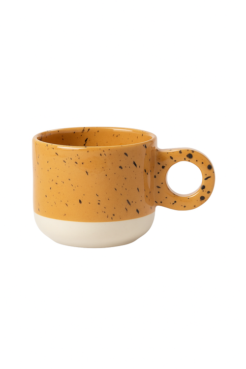 Mug ceramique motif encre eclaboussee style elegant 280ml
