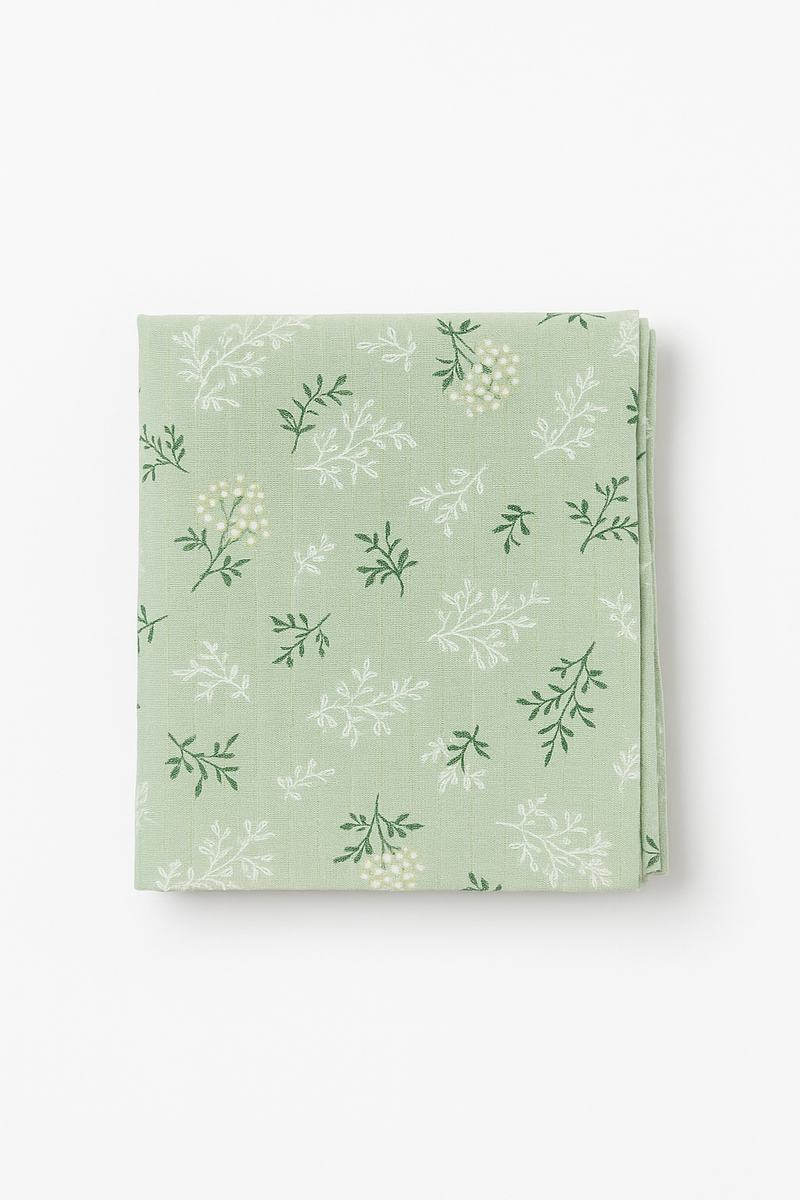 Nappe coton motifs marguerites style coréen table élégante