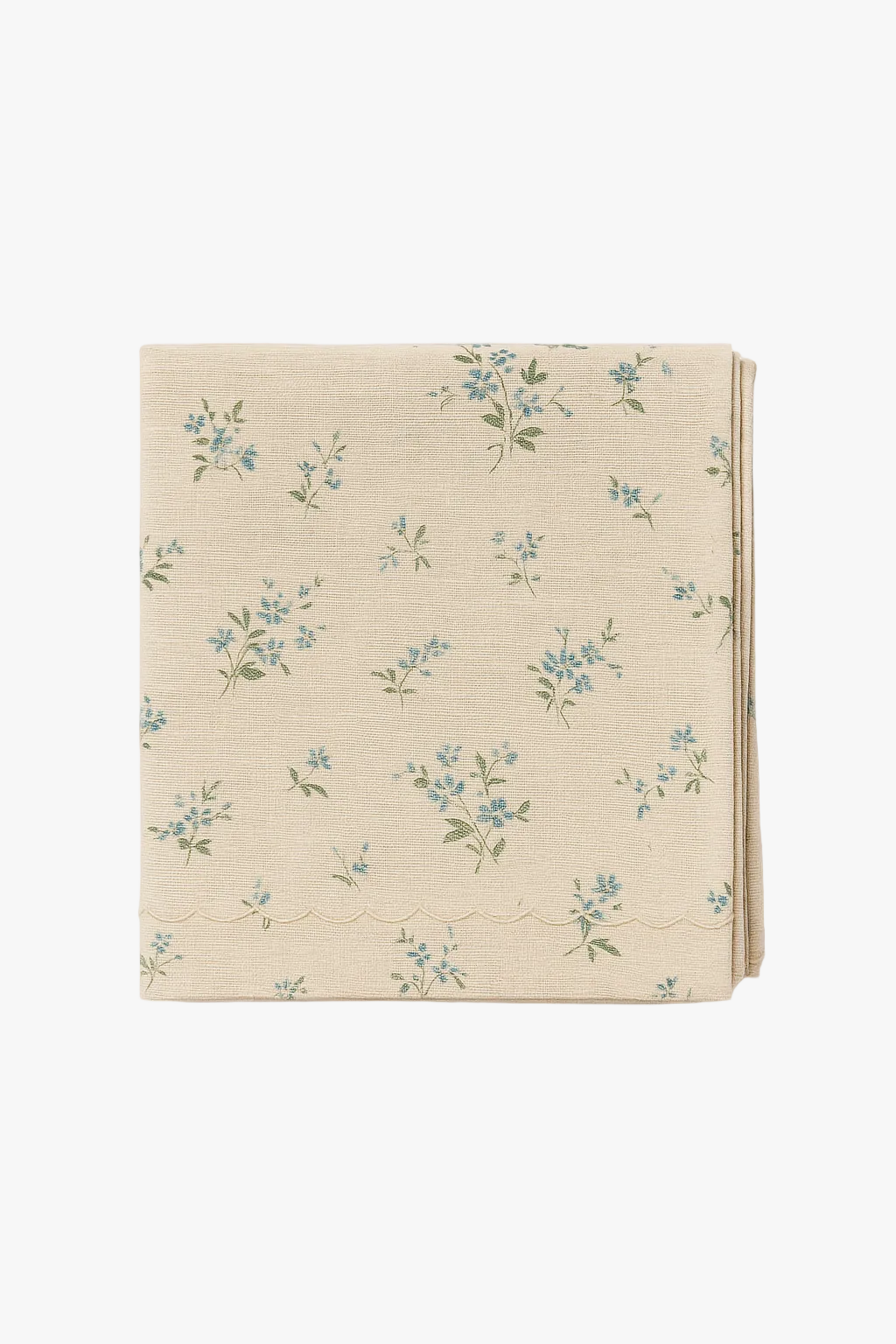 Nappe coton motifs marguerites style coréen table repas