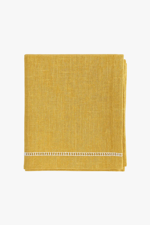 Nappe style japonais unie beige polyester lavable décorative