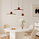 Nordique LED Suspension Lumière Crème Vent Soucoupe Volante Lampes Pour Salon Chambre Chevets Restaurant Hôtel Éclairage Intérieur