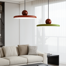 Nordique LED Suspension Lumière Crème Vent Soucoupe Volante Lampes Pour Salon Chambre Chevets Restaurant Hôtel Éclairage Intérieur