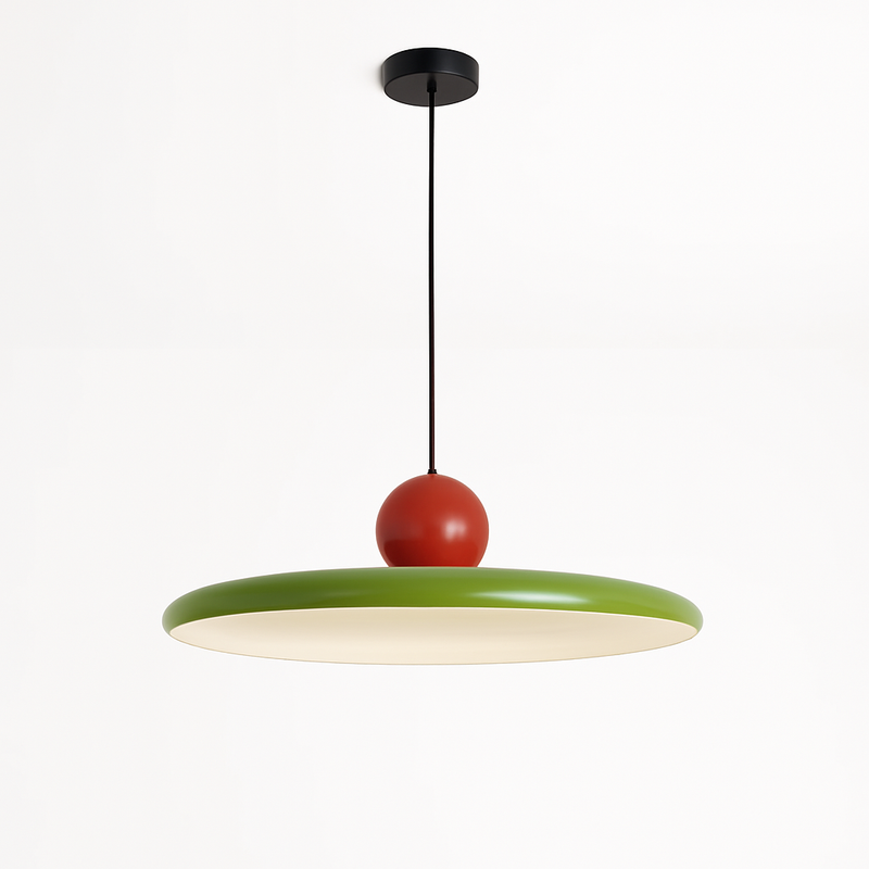 Nordique LED Suspension Lumière Crème Vent Soucoupe Volante Lampes Pour Salon Chambre Chevets Restaurant Hôtel Éclairage Intérieur