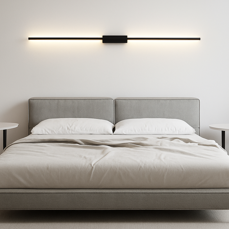 Nordique noir applique murale LED lumières applique pour chambre salon lampes d'intérieur applique murale Luminaires décor pour la maison AC110-220V