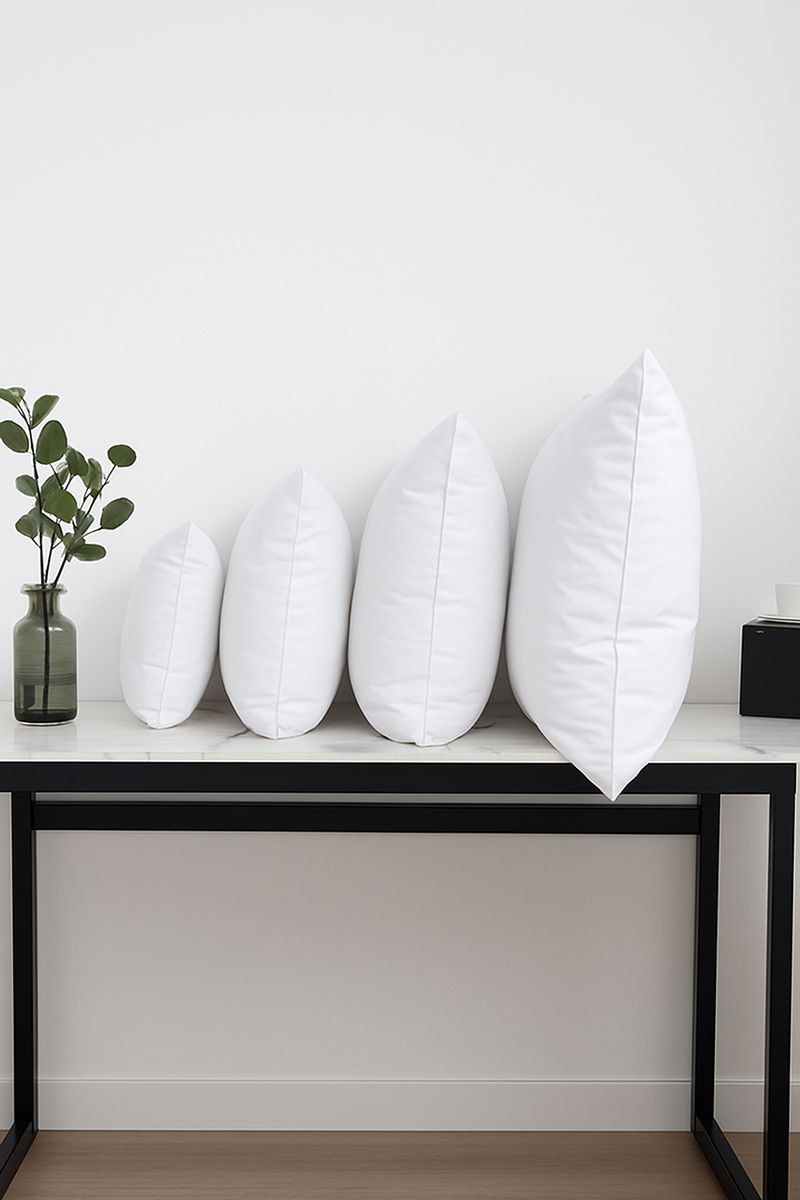 oreiller de qualité hôtelière en plumes synthétiques douces 30x50 50x50 65x65 48x74