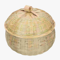 panier de rangement en osier tissé pour œufs et fruits