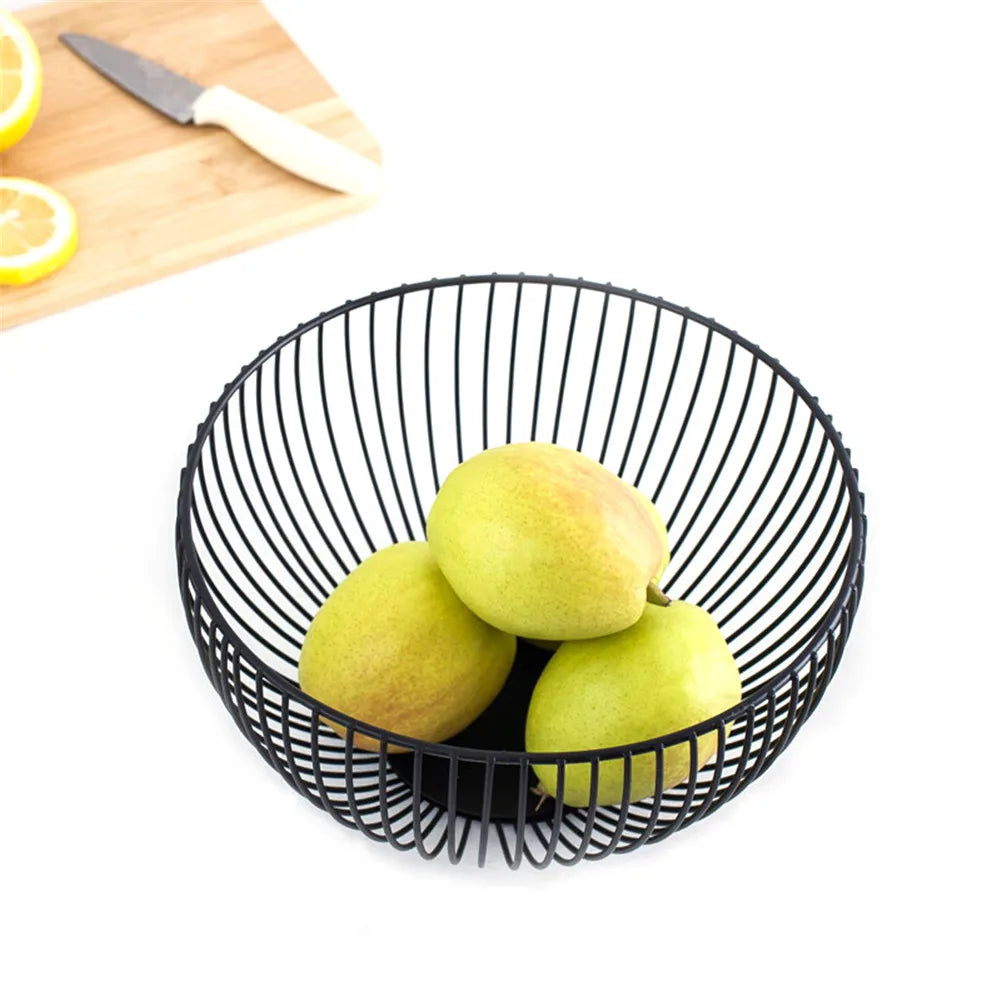 panier à fruits nordique en fer pour rangement et décoration