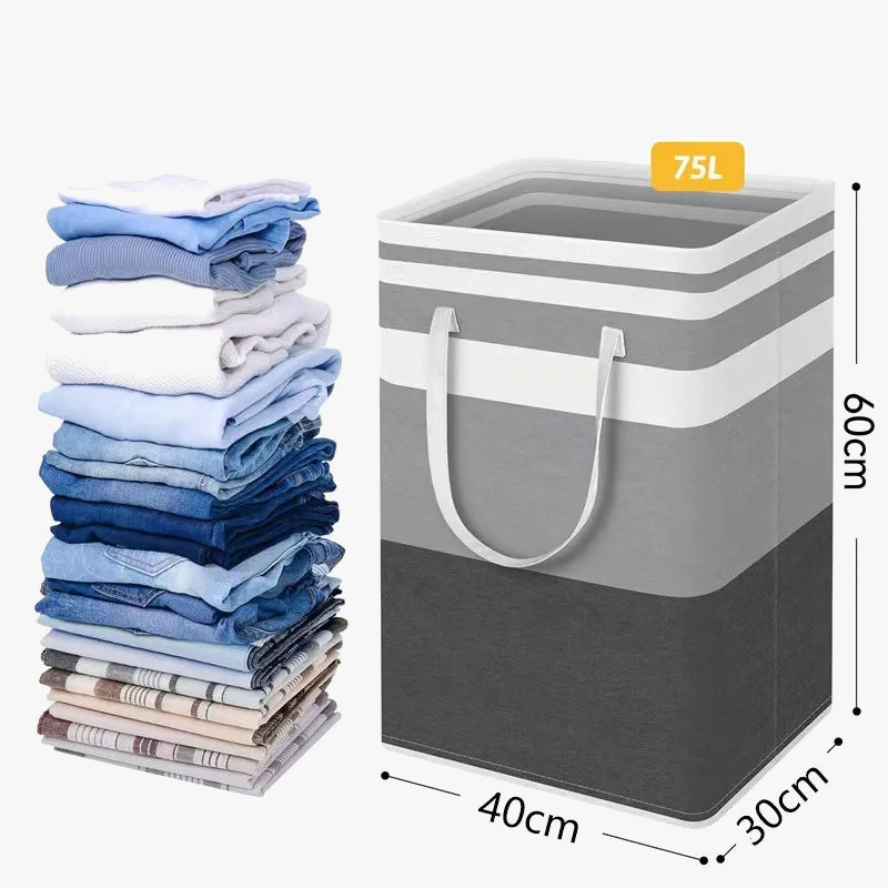 panier à linge pliable imperméable grande capacité pour vêtements